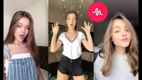 anna zak hot musically compilation june and may 2018 youtube