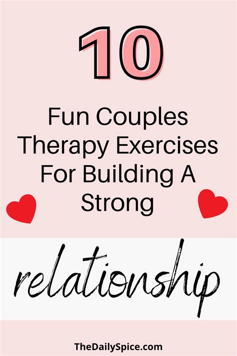 10 Couples Therapy Exercises For Building A Strong Relationship In 2021 Couples Therapy