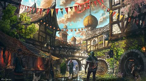 Newest 20 Medieval Town Concept Art