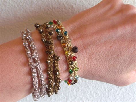 Pin By Lyn Walton On Fashion And Jewellery Crochet Beaded Bracelets