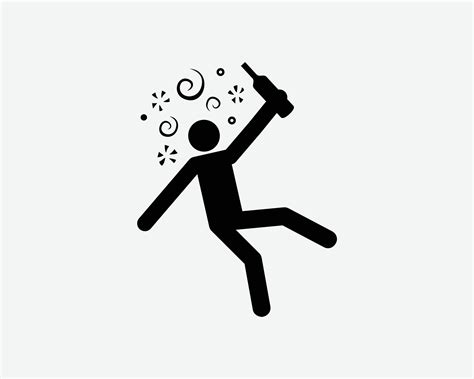 borracho persona icono embriagado alcohol bebida Bebiendo mareado