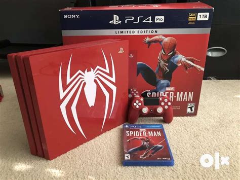 Playstation 4 Pro 1tb Limited Edition Console Marvels Spider Man