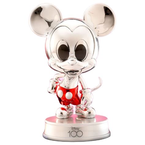 Disney 100 Mickey Mouse Metallic Cosbaby Figure