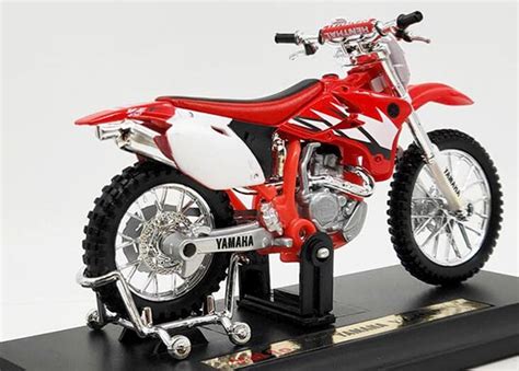 Diecast Yamaha Yz 450f Motorbike Model 118 Scale Red By Maisto Vb3a486
