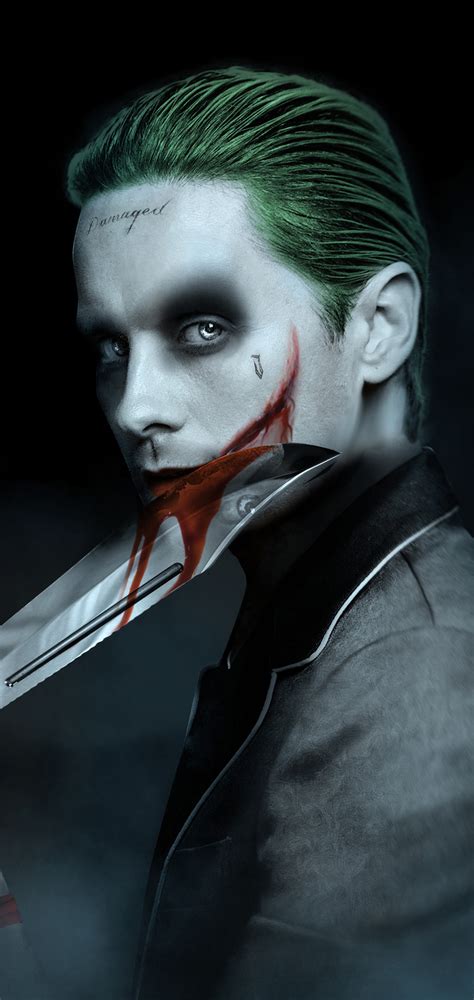 Jared leto's joker is set to get his own standalone movie at warner bros. 1080x2280 Jared Leto Joker Artwork One Plus 6,Huawei p20 ...