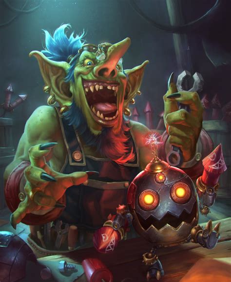 Mad Goblin Technician By LieSetiawan On DeviantArt Warcraft Art