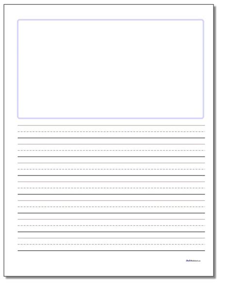 Blank Template For Writing