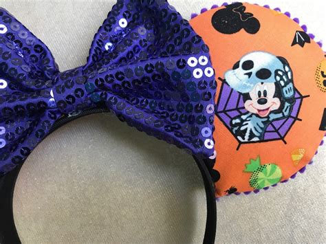 Mickeys Not So Scary Halloween Ears Etsy