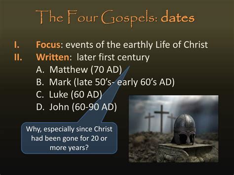 Ppt T He Four Gospels Powerpoint Presentation Free Download Id1909311