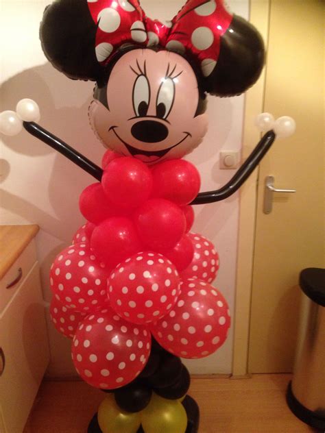 Minnie Mouse Balloon Decoration Feliz Cumple Feliz