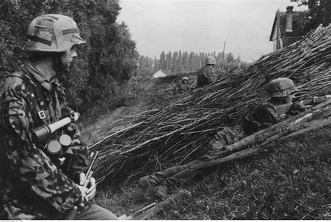 German Panzergrenadiers Probably Waffen Ss In The Eastern Front