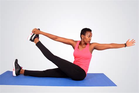 Fit Woman Doing Yoga Pose