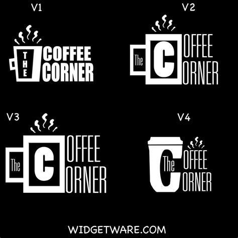 The Coffee Corner Logo Design Concepts Check Out Other Logo Designs