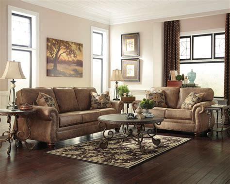 Do not forget also about the comfort of sofa cushions and armrests. Larkinhurst Earth Living Room Set from Ashley (31901-38-35 ...