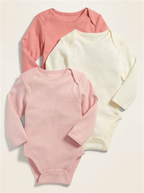Unisex Long Sleeve Bodysuit Pack For Baby Old Navy