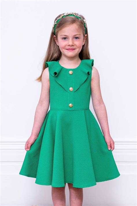 Green Dresses For Girls David Charles Childrenswear Girls Spring