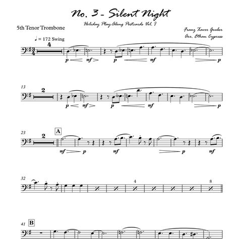 5 Silent Night Trombone Sextet 5th Tenor Trombonepdf Docdroid