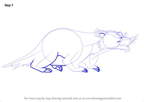 Learn How To Draw Mr Digger From The Fox And The Hound The Fox And