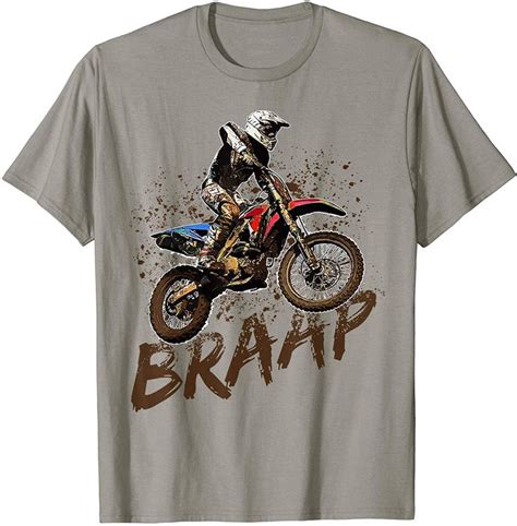 Braap Dirt Bike Racing Off Road Motocross Racing T Shirt In 2020 Dirt