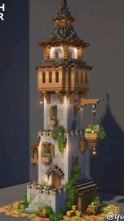 Cozy Guard Tower Minecraft Mansion Minecraft Houses Minecraft