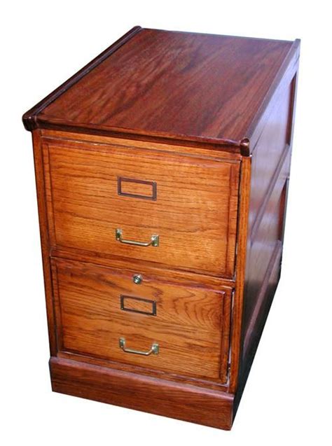 Mango wood two doors one drawer for storage white wash antique finish wooden cabinet. Nice Two-Drawer Oak File Cabinet, Shop Rubylane.com (With ...
