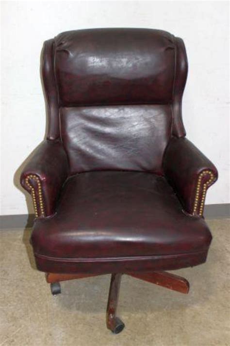Browse selection of task, computer and desk chairs. Auction Ohio | Nice Leather Office Chair