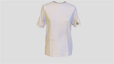 White T Shirt Download Free 3d Model By Hazelmatthews 3f98e64