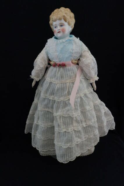 Antique 1890s Porcelain China Head Blonde Doll 22” German Ebay