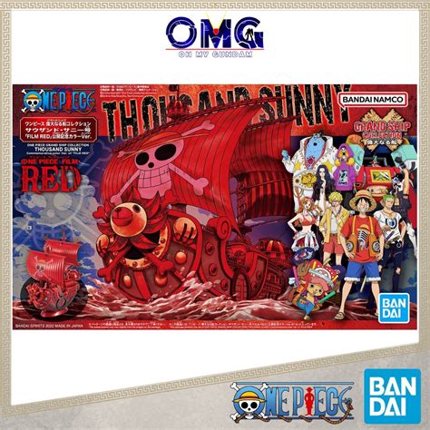Bandai One Piece Grand Ship Collection Thousand Sunny Film Red Release