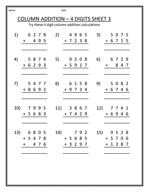 3rd Grade Multiplication Worksheets Best Coloring Pages For Kids Free