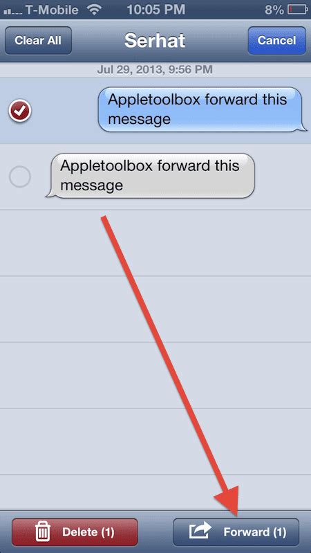 How To Forward Imessages And Text Messages On Iphone Ipad And Ipod
