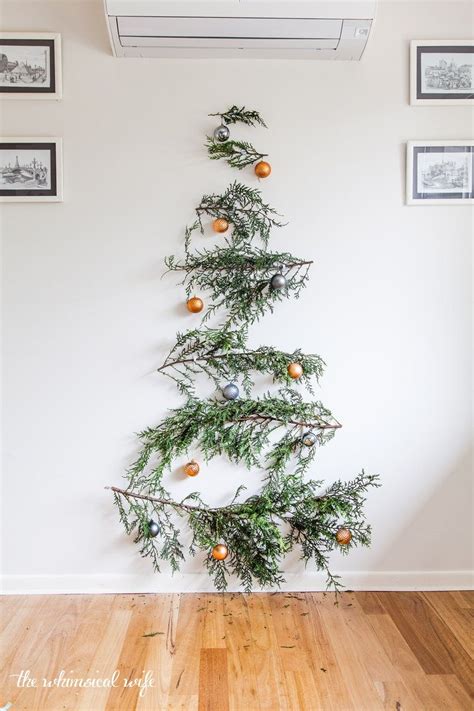 Quick And Easy Diy Pine Branch Christmas Tree Christmas Tree Real