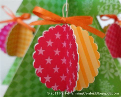 Party Planning Center Free Printable Paper Christmas Tree And Ornaments