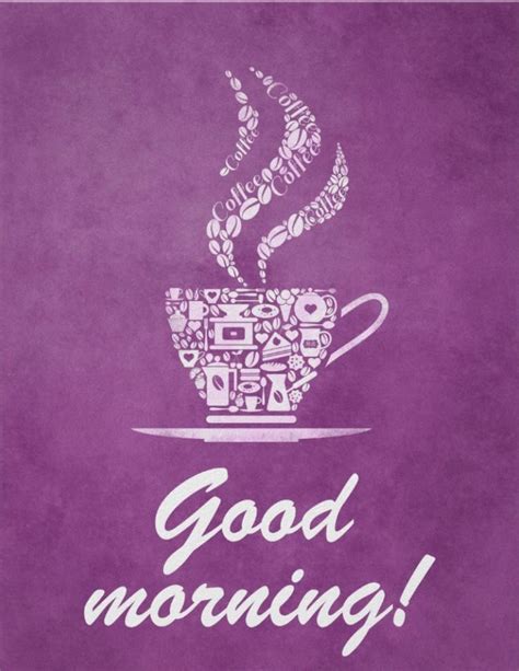 Good Morning Coffee Kitchen Sign Poster Custom Word Art