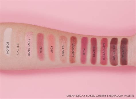 Urban Decay Naked Cherry Eyeshadow Palette Swatches Escentual S Blog