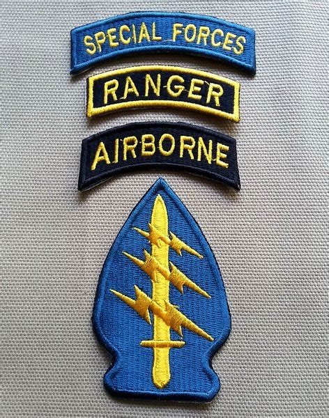 Jual Patch Us Special Forces Airborne Ranger Set Bordir Di Lapak Armia