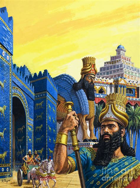 Babylon The Mighty Painting By Roger Payne Fine Art America