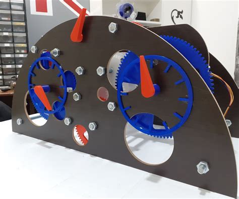 3d Printed Mechanical Clock 6 Steps Instructables