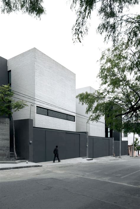 Three Houses Form Greyscale Casas Sp Complex In Mexico By S Ar And