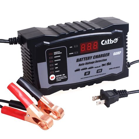 Buy Catbo 2amp Smart Battery Charger Maintainer 6v 12v Charging