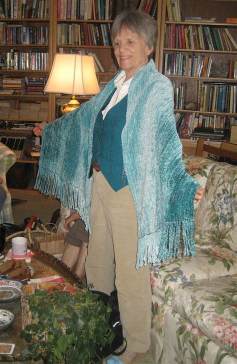Not 2 Square Weavers A Chenille Shawl And Some Special Yardage
