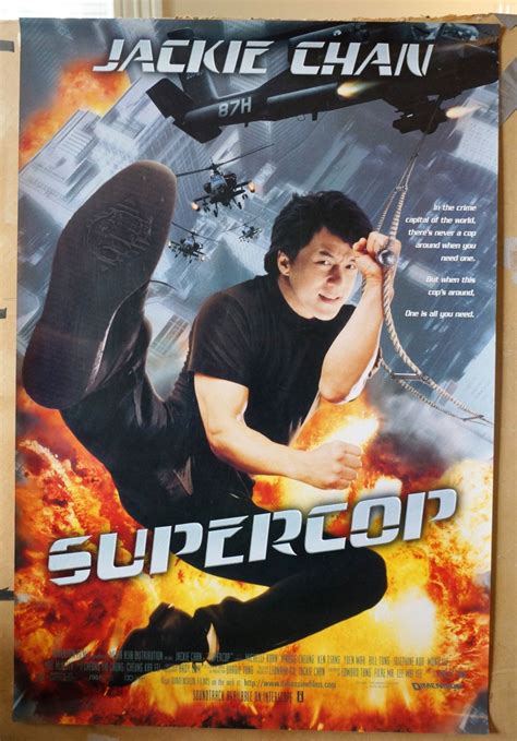 Movie Poster Supercop Jackie Chan Original Movie Poster One Sheet