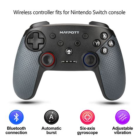 Wireless Pro Controller Gamepad Joypad Joystick Remote For Nintendo