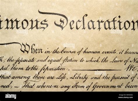 Declaration Of Rights 1776 Hi Res Stock Photography And Images Alamy