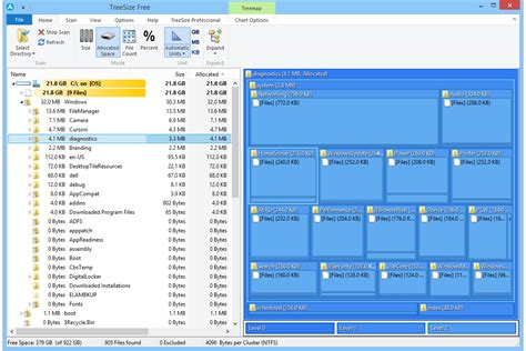 Review of TreeSize Free (Free Disk Space Analyzer)