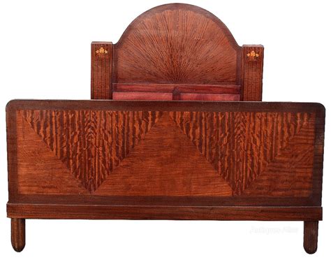 Art Deco English King Size Bed Antiques Atlas Art Deco Bed Wood