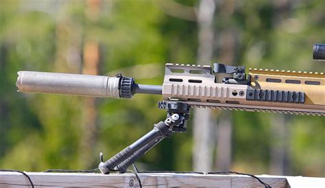 Suppressed Fn Scar 17 With Handl Defense Lower The Firearm Blog