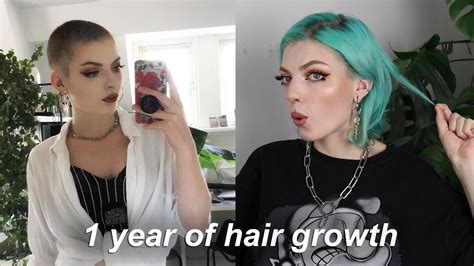 One Year Of Growing Out A Buzzcut With Timelapse Youtube