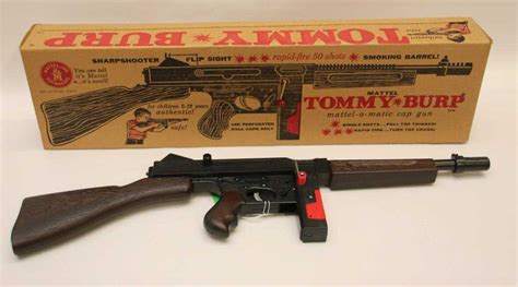 Mattel Tommy Burp Cap Gun Mint Ion The Box