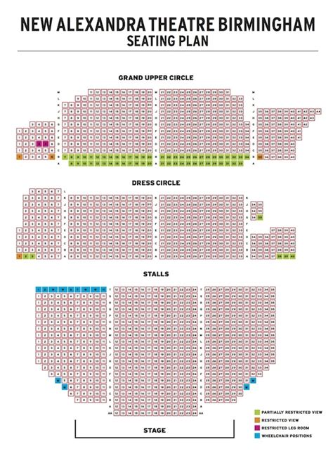 New Alexandra Theatre Seating Plan At New Alexandra Theatre Atg Tickets